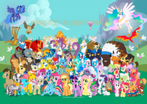 Вафельная картинка "Мир пони №51"