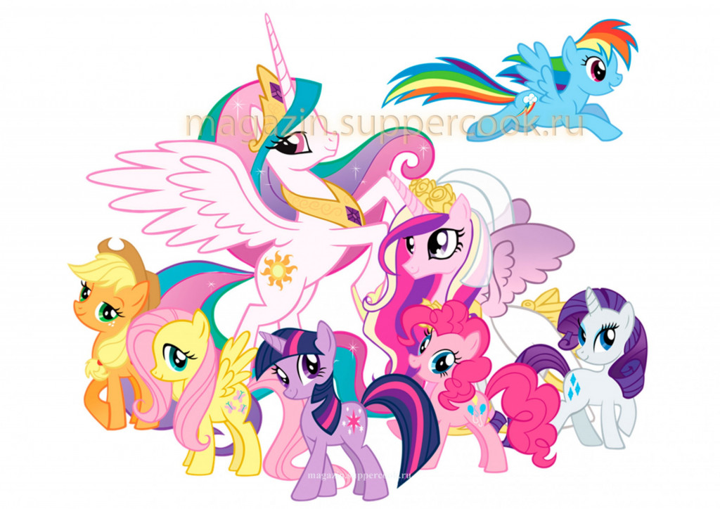 Вафельная картинка "Мир пони №56"