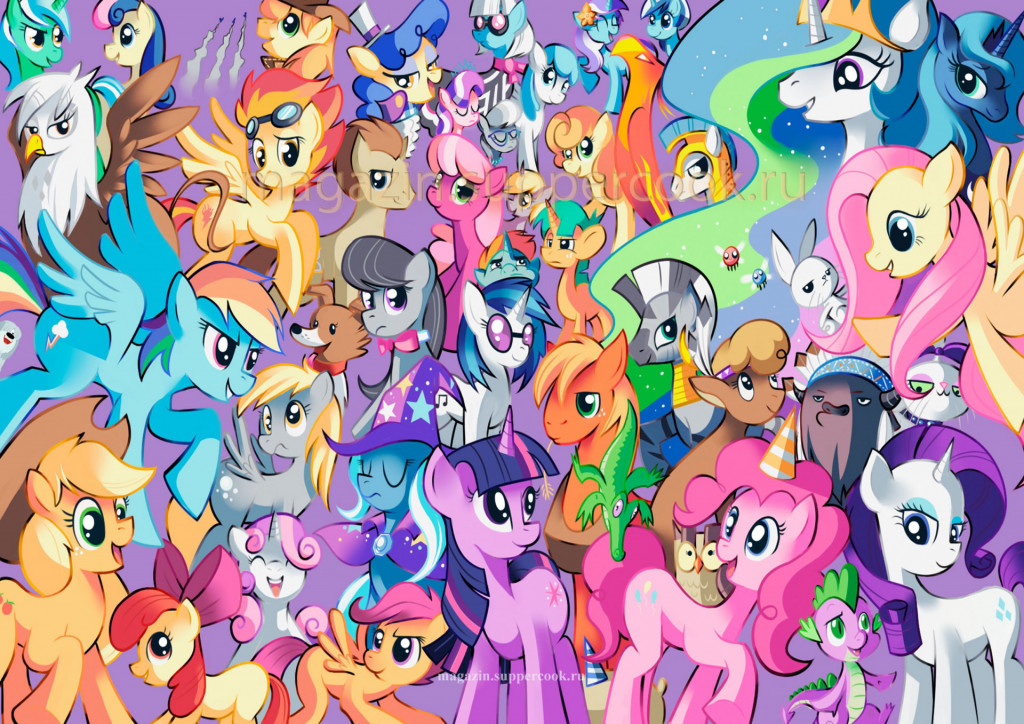 Вафельная картинка "Мир пони №62"