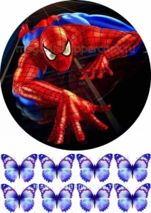 Вафельна картинка "Людина-павук №6"