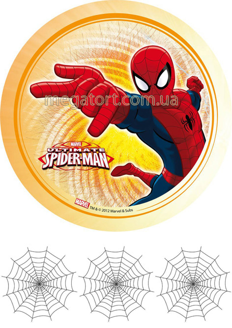 Вафельная картинка "Человек-Паук №10"