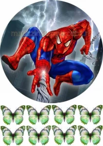 Вафельна картинка "Людина-павук №18"