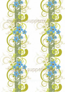 Вафельная картинка "Боковой орнамент №28"