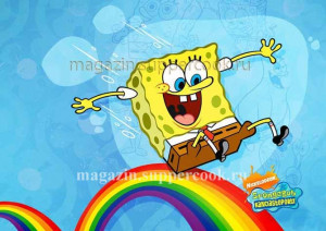 Вафельная картинка "Губка Боб №21"