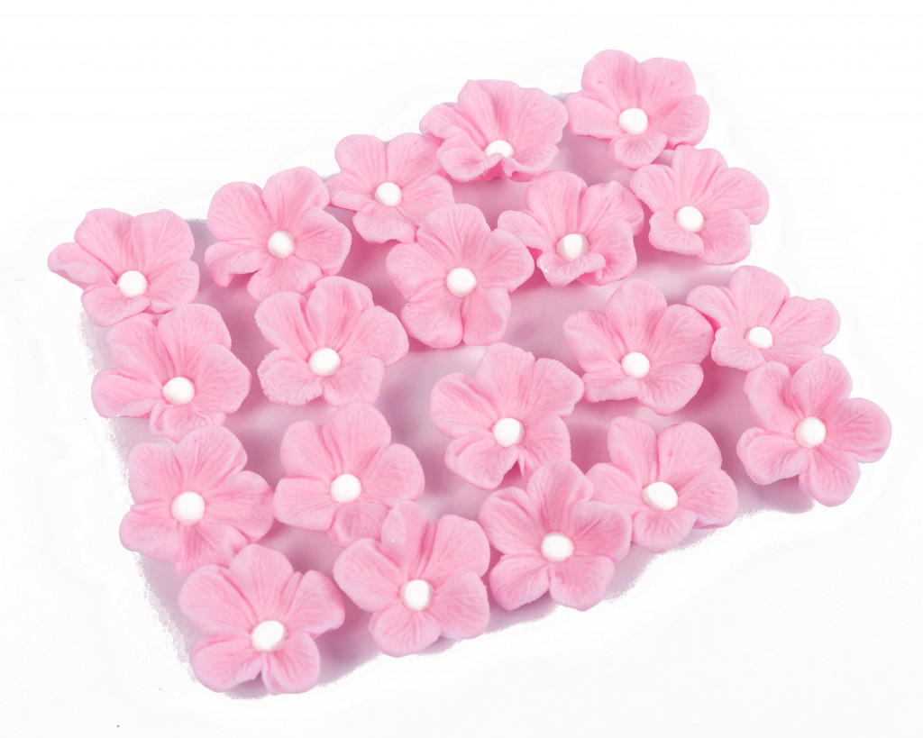 Набор сахарных украшений Гортензия розовая