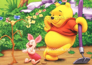 Вафельная картинка "Винни Пух №2"