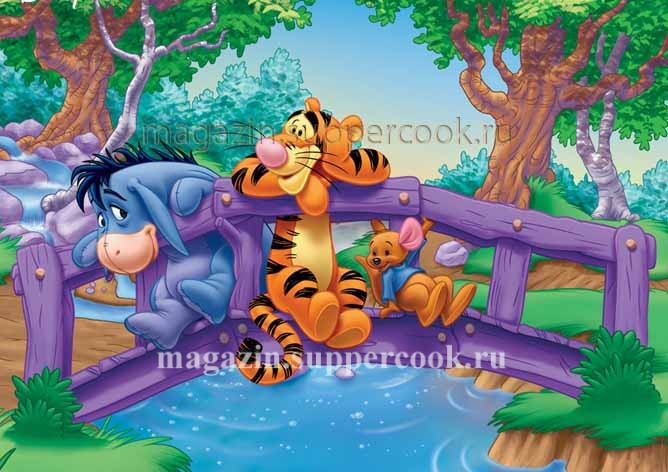 Вафельная картинка "Винни Пух №19"