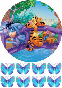 Вафельная картинка "Винни Пух №24"