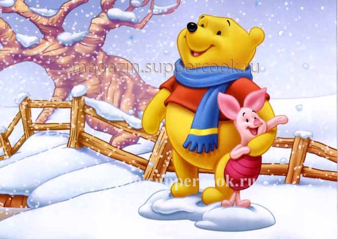 Вафельная картинка "Винни Пух №34"