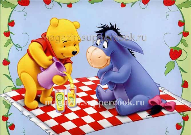 Вафельная картинка "Винни Пух №36"