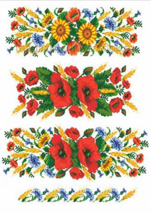Вафельная картинка "Вышивка №7"