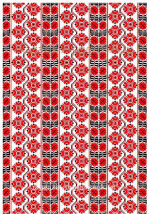 Вафельная картинка "Вышивка №11"