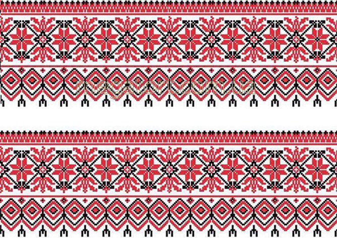 Вафельная картинка "Вышивка №26"