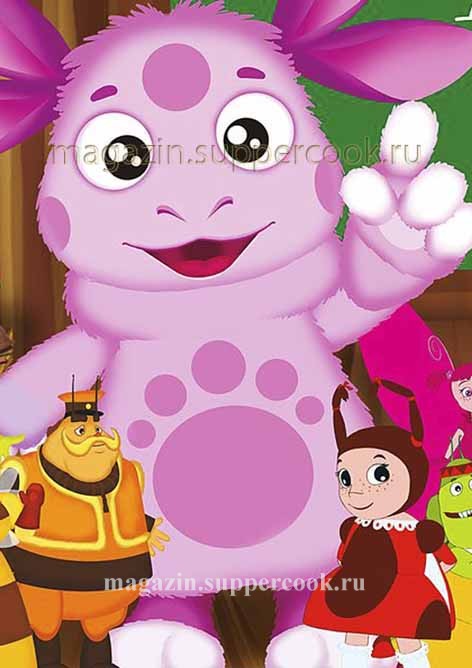 Вафельная картинка "Лунтик №2"