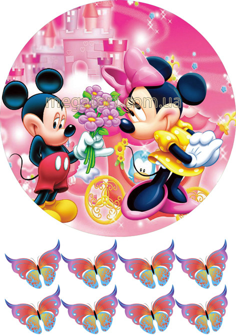 Вафельная картинка "Микки-Маус №2"