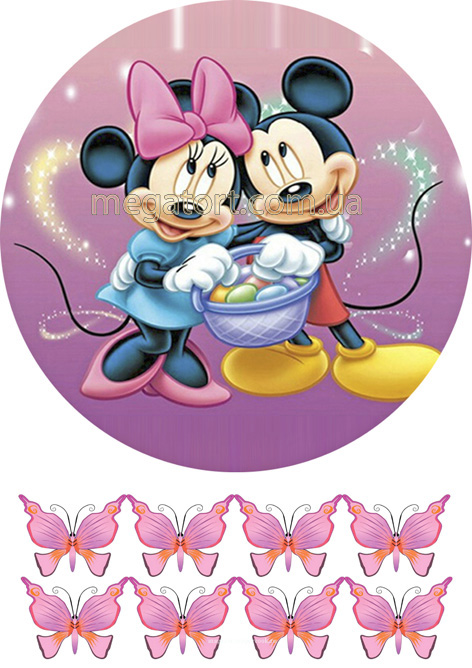 Вафельная картинка "Микки-Маус №6"
