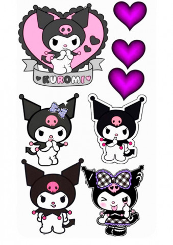 Вафельная картинка для топперов и пряников Коруми