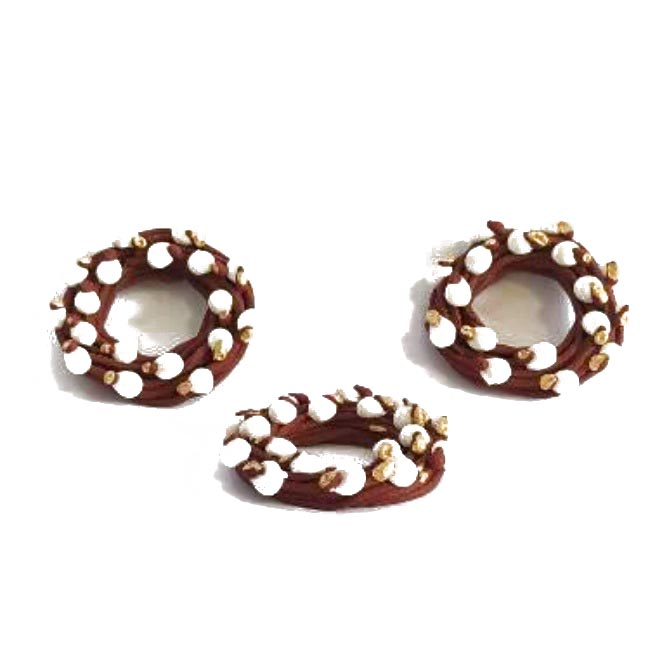 Пасхальный веночек с вербой