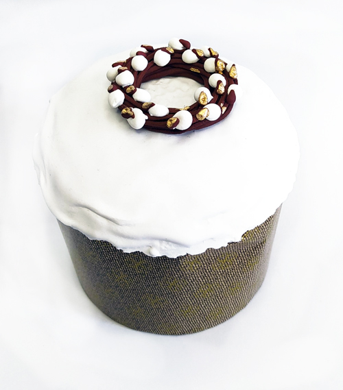 Пасхальный веночек с вербой