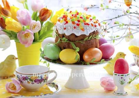 Вафельная картинка "Пасха №1"