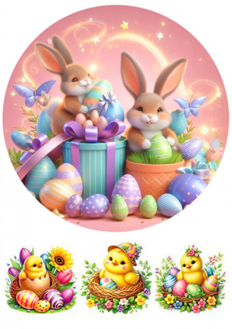 Вафельная картинка "Пасха №8"