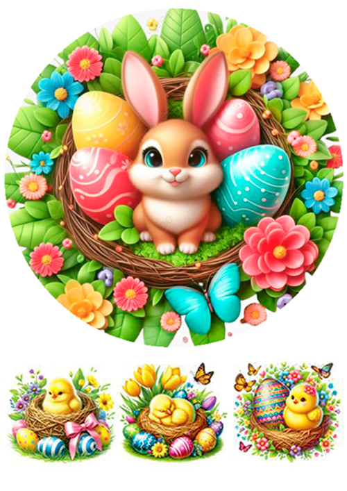 Вафельная картинка "Пасха №12"
