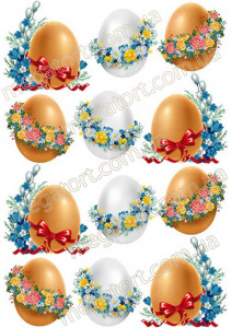 Вафельная картинка "Пасха №19"