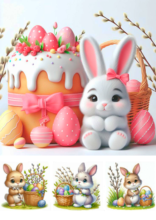 Вафельная картинка "Пасха №33"