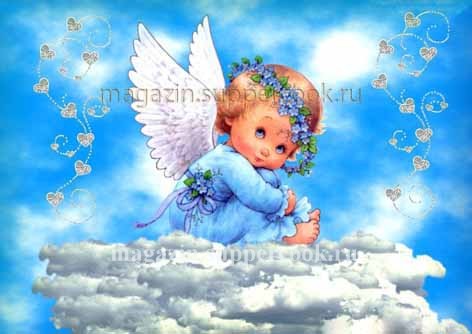 Вафельная картинка "Ангелочек"