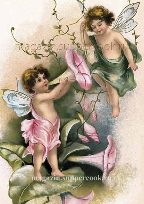 Вафельная картинка "Ангелочки №2"