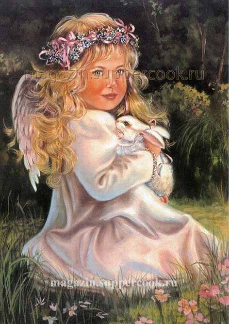 Вафельная картинка "Ангелочек №4"