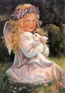 Вафельная картинка "Ангелочек №4"