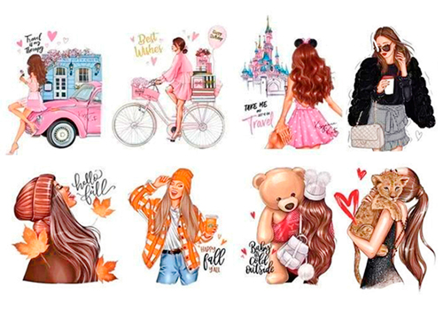 Вафельная картинка Для женщин 102