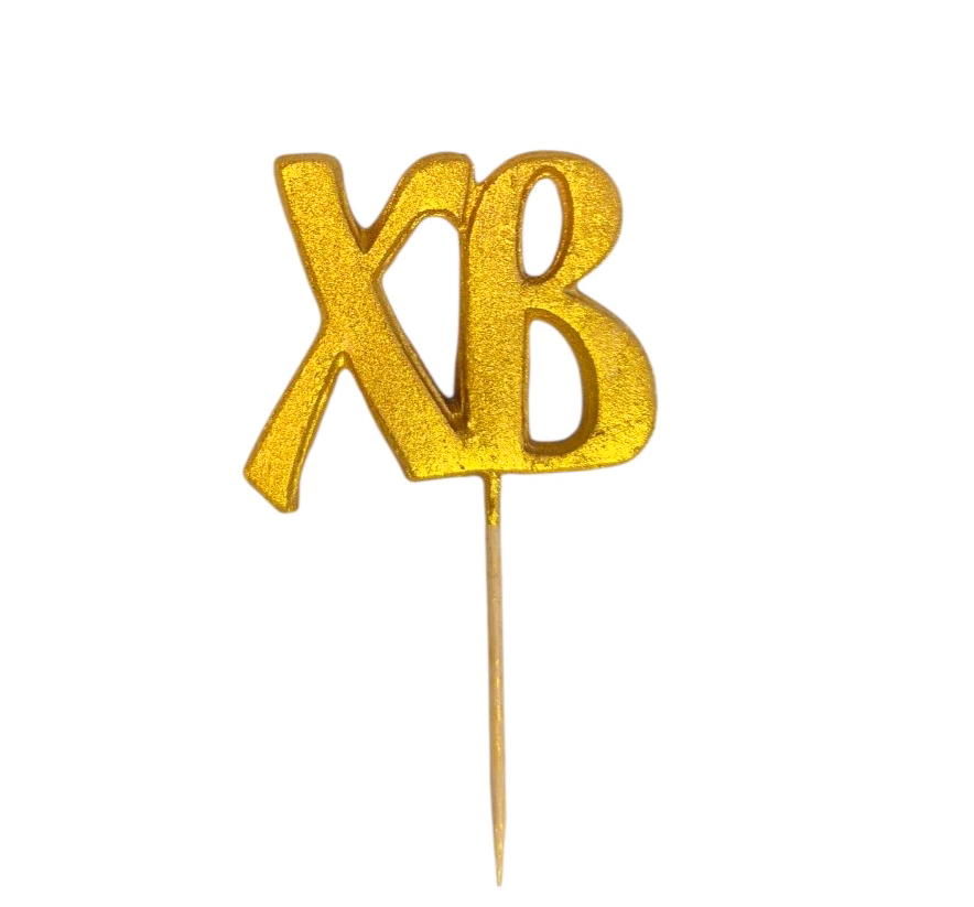 Набір “Літери ХВ золото”