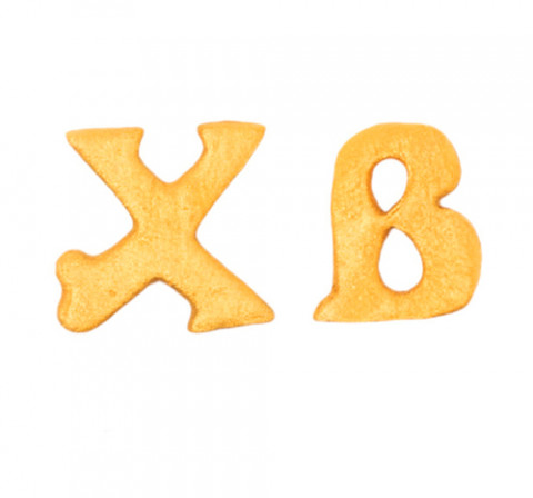 Набор “Буквы ХВ золото”