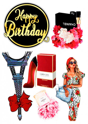 Вафельная картинка Для женщин 91