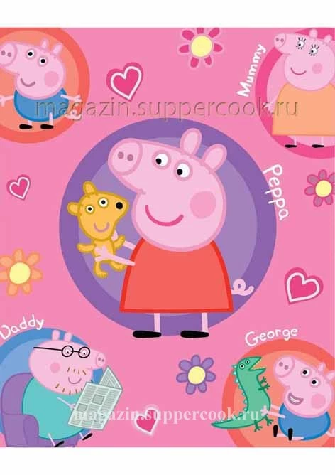 Вафельна картинка "Свинка Пеппа №15"