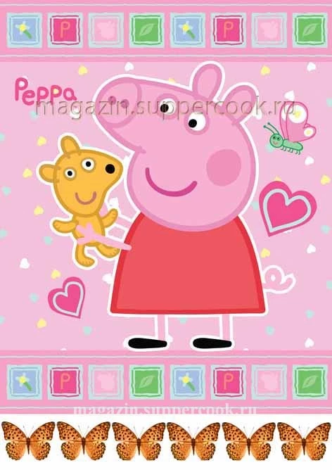 Вафельна картинка "Свинка Пеппа №16"