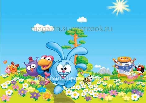 Вафельна картинка "Смішарики №25"