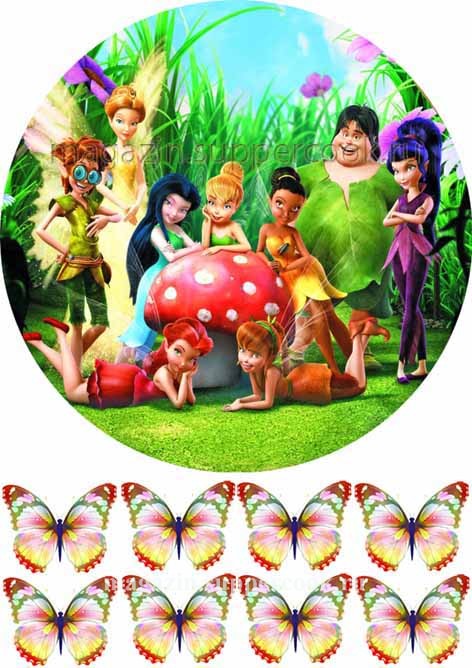 Вафельная картинка "Динь-Динь №8"