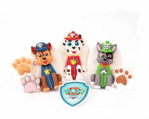 Набір цукрових топерів Щенячий патруль об'ємні