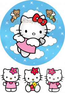 Вафельная картинка "Китти №8"