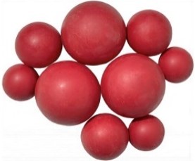 Шоколадные сферы Красные (9шт)
