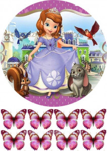 Вафельная картинка "София прекрасная №2"