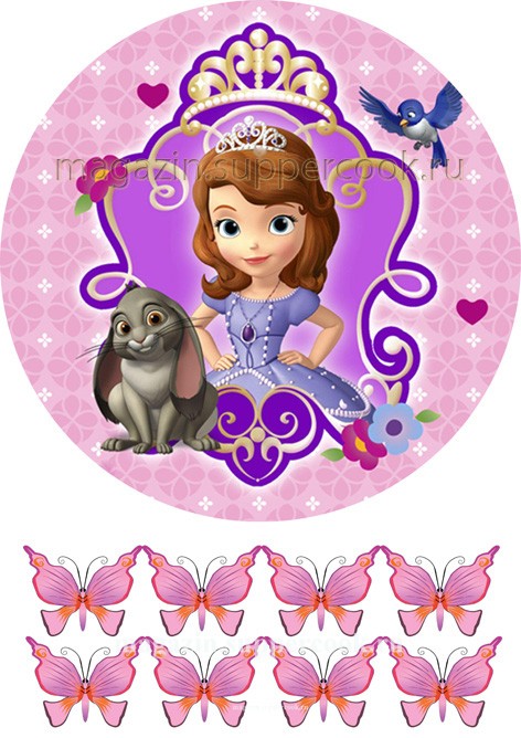 Вафельная картинка "София прекрасная №7"