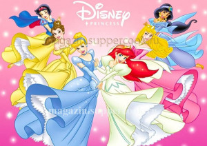 Вафельная картинка "Принцессы №13"