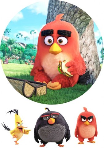 Вафельна картинка "Angry Birds №5"