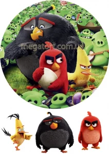Вафельна картинка "Angry Birds №6"