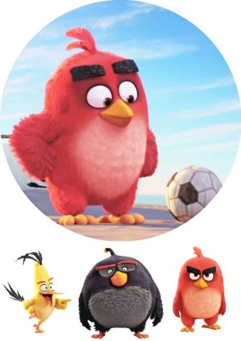 Вафельна картинка "Angry Birds №8"