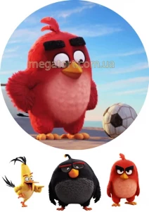 Вафельна картинка "Angry Birds №8"